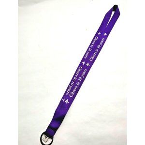 Cheers to 10 years Lanyard ID Badge Neck Strap Holder Purple